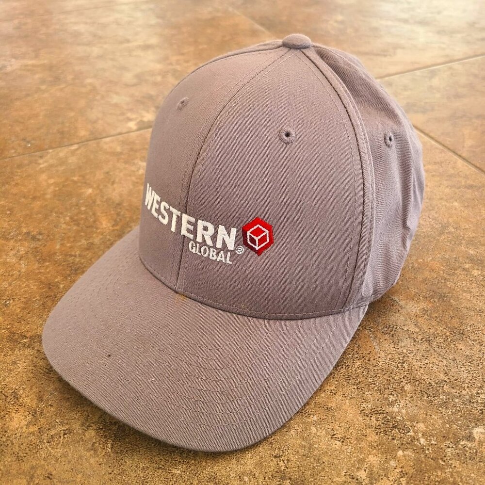 Flexfit L-XL Cap, Western Global, Grey